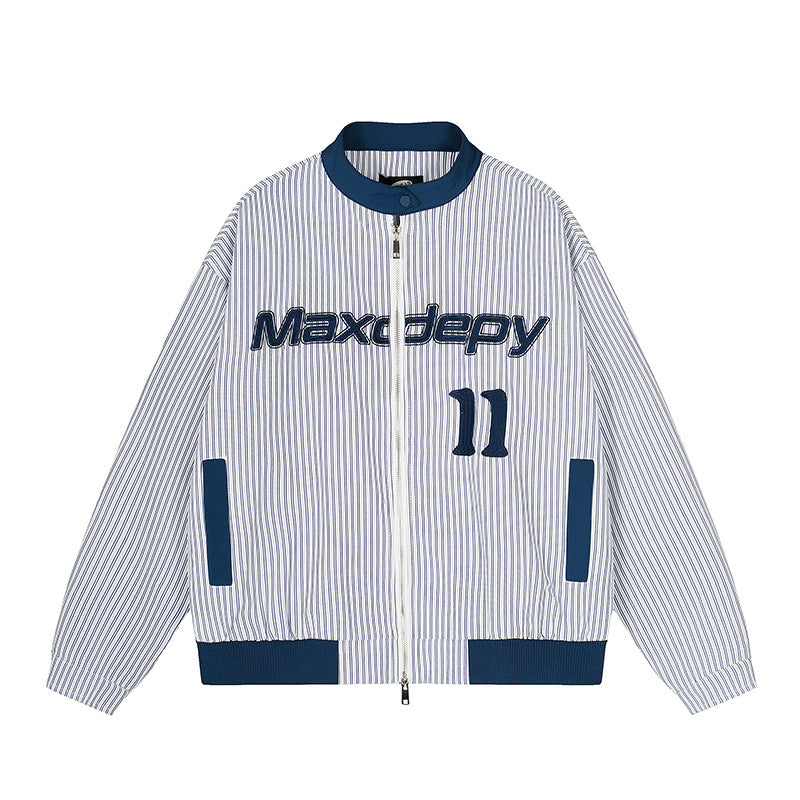 The Pitstop Pinstripe Jacket