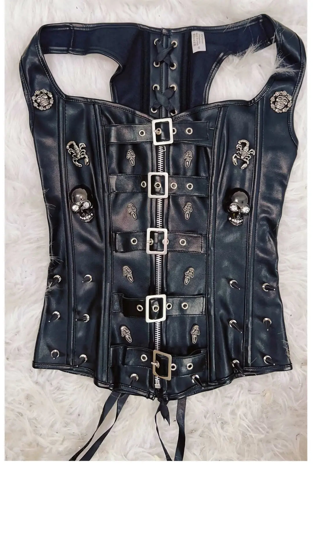 The Scorpion Zip Corset