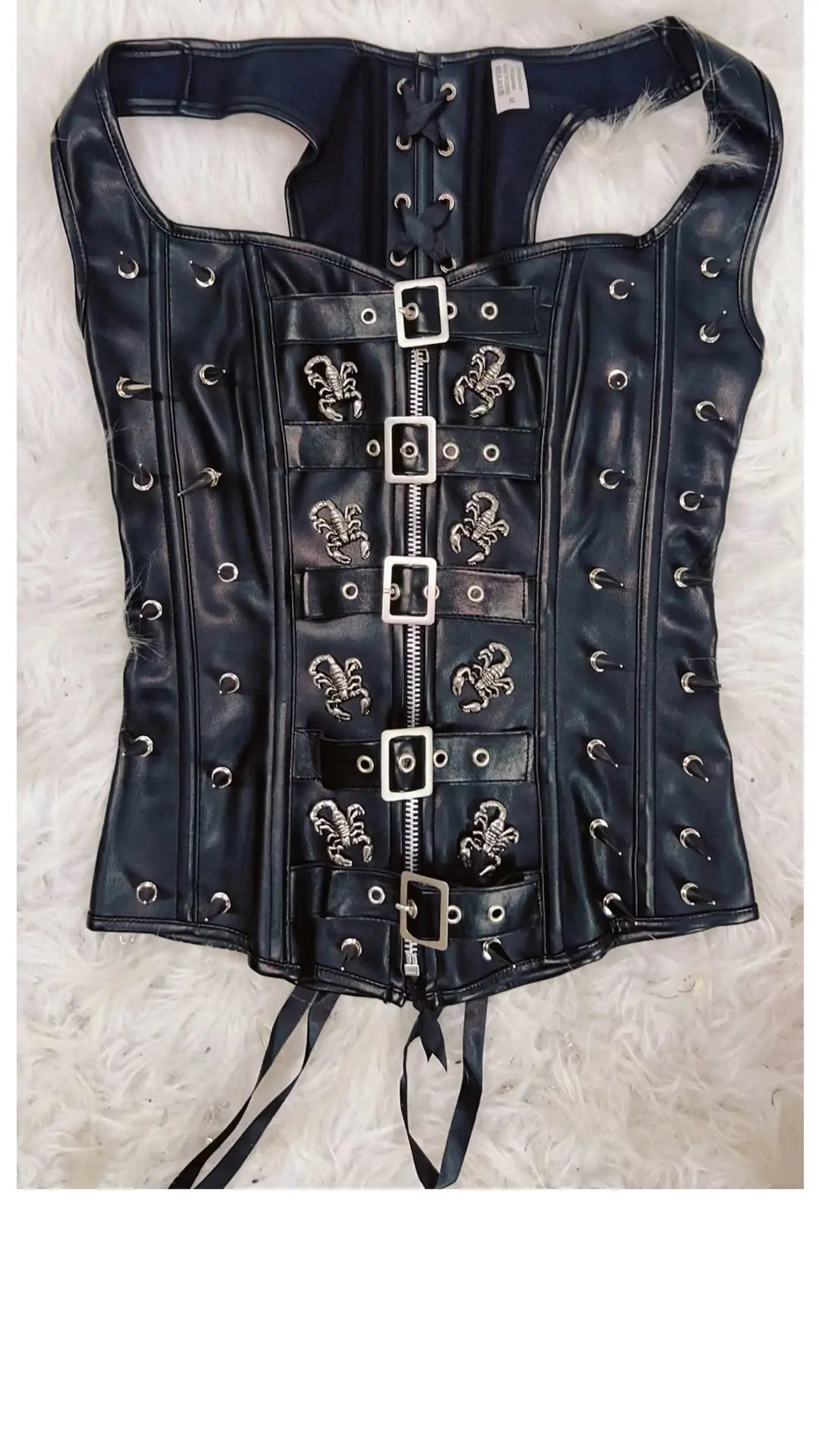The Scorpion Zip Corset
